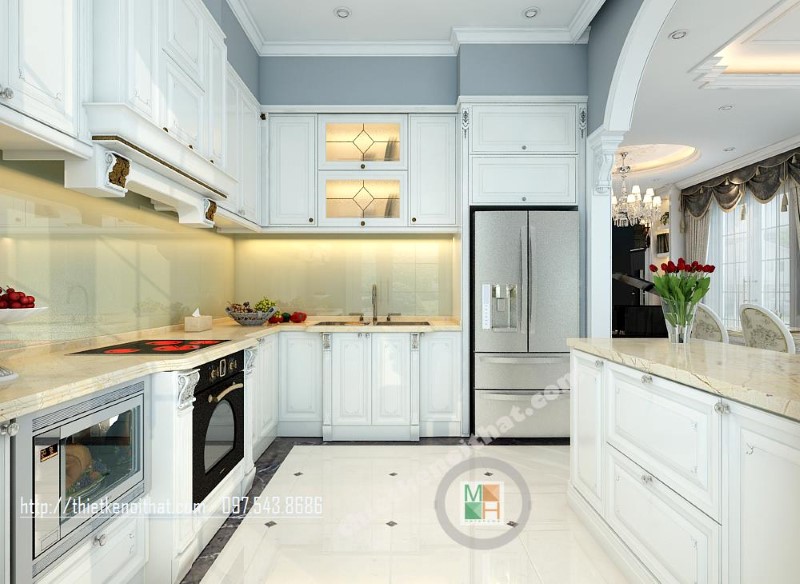 Thiết kế nhà bếp đẹp, đơn giản ai nhìn cũng thích